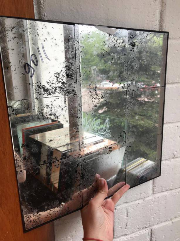 Эгломизе на стекле (Поталь)